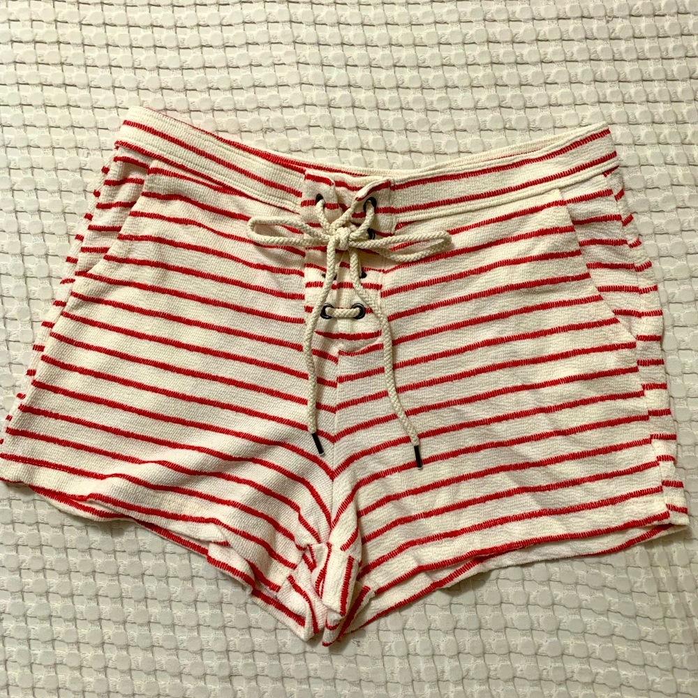 Aerie Terry shorts striped